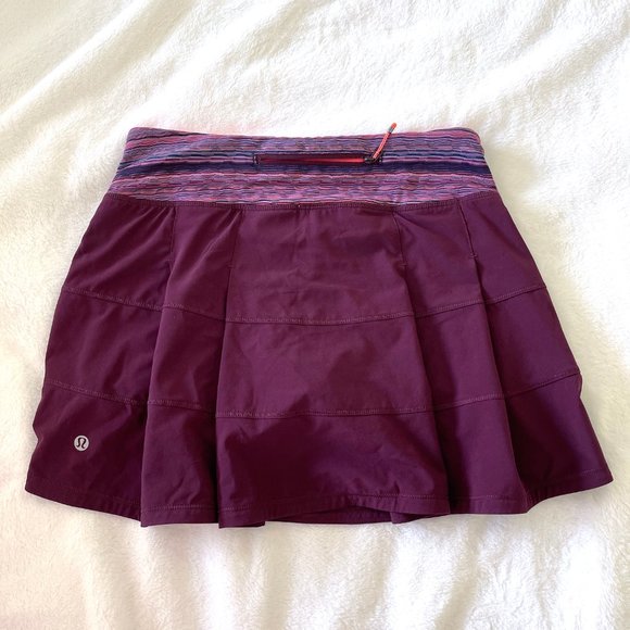 Lululemon Pace Rival Skirt Skort Size 4 Tall - Picture 4 of 7